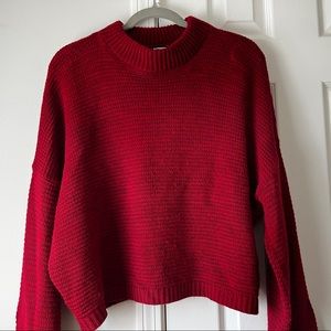 Perfect time for sweater weather! Express cropped sweater